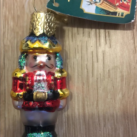 Nutcracker Glass Ornament 1225 - Picture 2 of 5